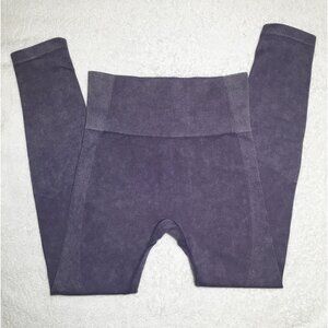 JoyLab High Rise Ribbed Seamless 7/8 Leggings - Heron Purple